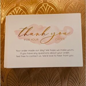 ThankYou Card 50pc